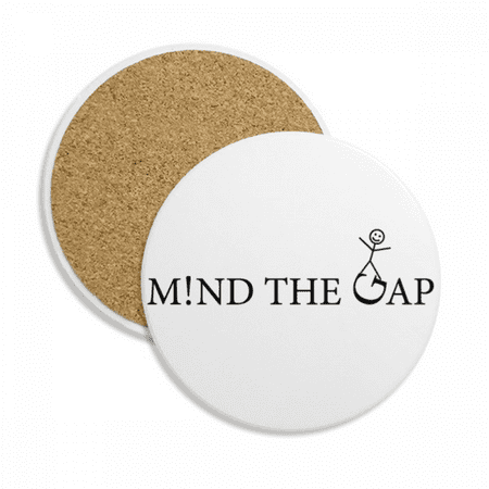 

Leap Across Pay Attention Coaster Cup Mug Tabletop Protection Absorbent Stone