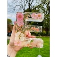 thumbnail image 5 of Pressed Flower Resin Letters With LED Light ,Floral Resin Night Light, 5 of 5
