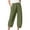 Army Green, variant on Mrat Capris for Women Solid Color Loose Pants Straight Loose Pants Straight Wide Leg Trousers Pants with Pockets Wide Leg Trousers with Pocket Orange XL
