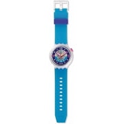 Swatch Big Bold Chrono Unisex Watch Casual Plastic Transparent Quartz Waterproof