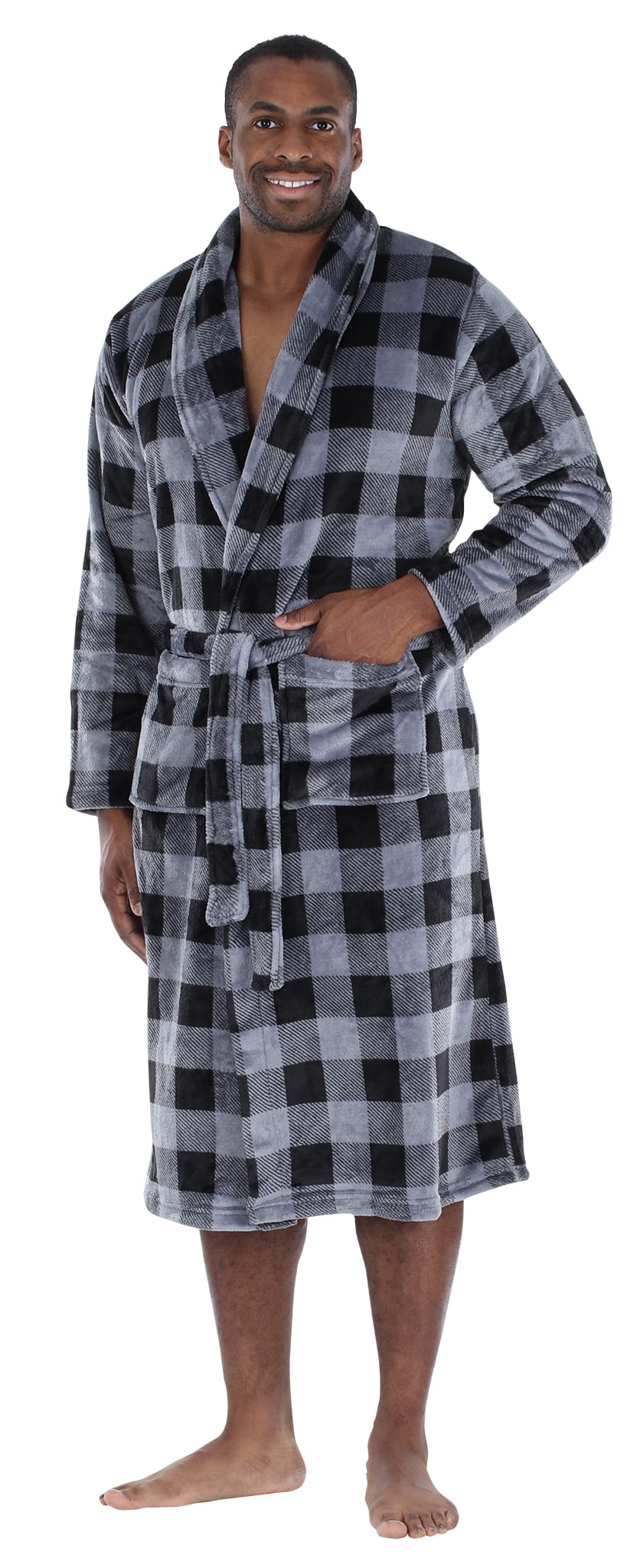 Mens Piped Towelling Dressing Gown  Boohoo UK