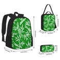 thumbnail image 2 of Disketp Bamboo Large Capacity Backpack Lunch Bag Pencil Case Combination 3 Piece Set for Student, 2 of 7