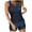 swimsuit 2#Dark Blue, variant on Women's Tankini Swimsuits Quick Drying Thin Stylish Print Breathable Soft Two Piece Bathing Suit and Sporty Swim Shorts Casual Summer Outdoor,White,S