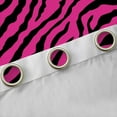 thumbnail image 5 of Feelyou Fashion Zebra Print Black Out Curtains, Deep Pink Lines Abstract Curtains Pack of 2 (42x63 Each), Teens Kids Boys Girls Bedroom Curtains, Blackout Curtains Bedroom Decor, 5 of 7