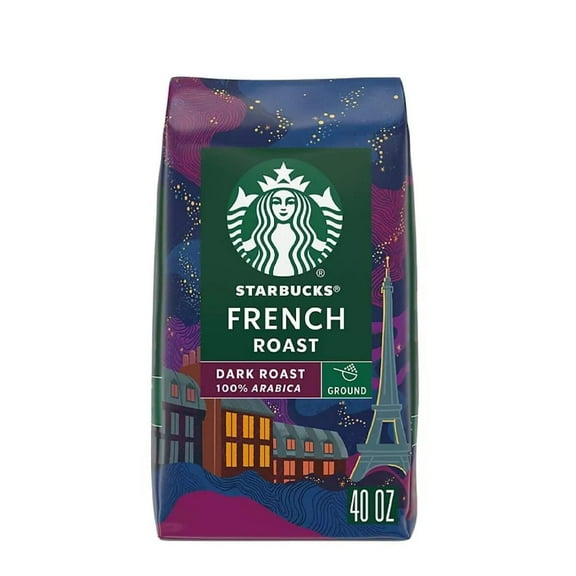 Starbucks French Dark Roast Whole Bean 100% Arabica Coffee 1.13 Kg (40 Oz.)