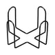 thumbnail image 1 of Soporte para posavasos, 1 paquete de 4" - Estante de metal para posavasos de hierro para redondos y cuadrados, sostiene 8 posavasos (negro), 1 of 6
