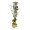 thumbnail image 6 of (2 pack) Way To Celebrate! 14" Party Table Top Gold and Silver Spray Tree. Vibrant PVC, 6 of 7
