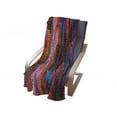 thumbnail image 4 of Modern Soft Flannel Fleece Throw Blanket, Abstract Rainbow Vivid Colorful Ombre Mosaic Geometrical Wavy Design Print, Cozy Plush for Indoor and Outdoor Use, 50" x 60", Multicolor, by Ambesonne, 4 of 6