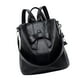 thumbnail image 1 of Mochila para mujer, mochila, portátil, impermeable, a la moda, decoración de lazo, mochila informal Negro, 1 of 9