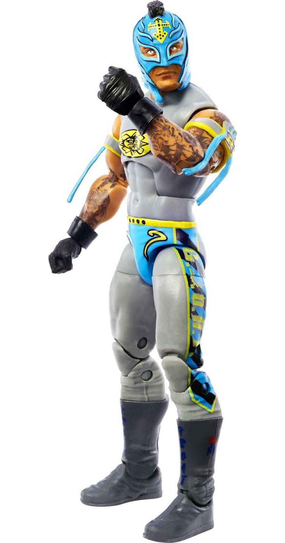 WWE Top Picks Elite Collection Rey Mysterio Action Figure & Accessories, Posable Collectible (6-in)