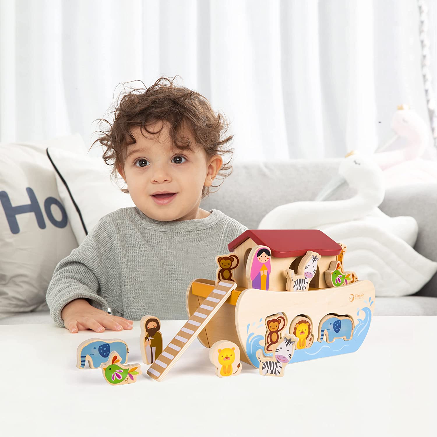 Classic World Wooden Noah's Ark