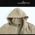 thumbnail image 3 of Chaqueta Cortavientos Chaqueta Lisa Con Capucha, 3 of 8