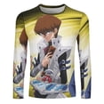 thumbnail image 2 of Yu-Gi-Oh Characters Men's Long Sleeve T Shirt 3D Printed Fashion Tee Shirts Top Soft Comfortable Daily Shirt, 2 of 6