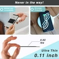 thumbnail image 3 of IBAOLEA Stand & Grip - Support de Sangle de Téléphone Ultra Mince pour Main avec Support à 2 Angles, Design Moderne avec Adhésif à Forte Tenue (Base Noire Mate x Bande Bleue Pierre) Base Noire Mate x Bande Bleue Pierre, 3 of 9