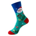 thumbnail image 2 of Adult Novelty Christmas Socks Festive Santa and Bells Design Multi Pack for Holiday, 2 of 3