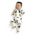thumbnail image 5 of M+A by Monica + Andy Organic Cotton Gender Neutral Long Sleeve Baby One-Piece Pajama, Sizes Newborn - 24 Months, 5 of 5