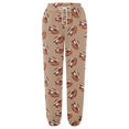 thumbnail image 3 of WILLBEST Pantalons pour Femmes, Imprimé Rugby, Poches Lâches, Taille Haute, Pantalons de Survêtement Décontractés, 3 of 3