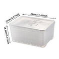 thumbnail image 3 of Mini Easy Release Crushed Ice Tray with Storage Container for Freezer, 3 of 9