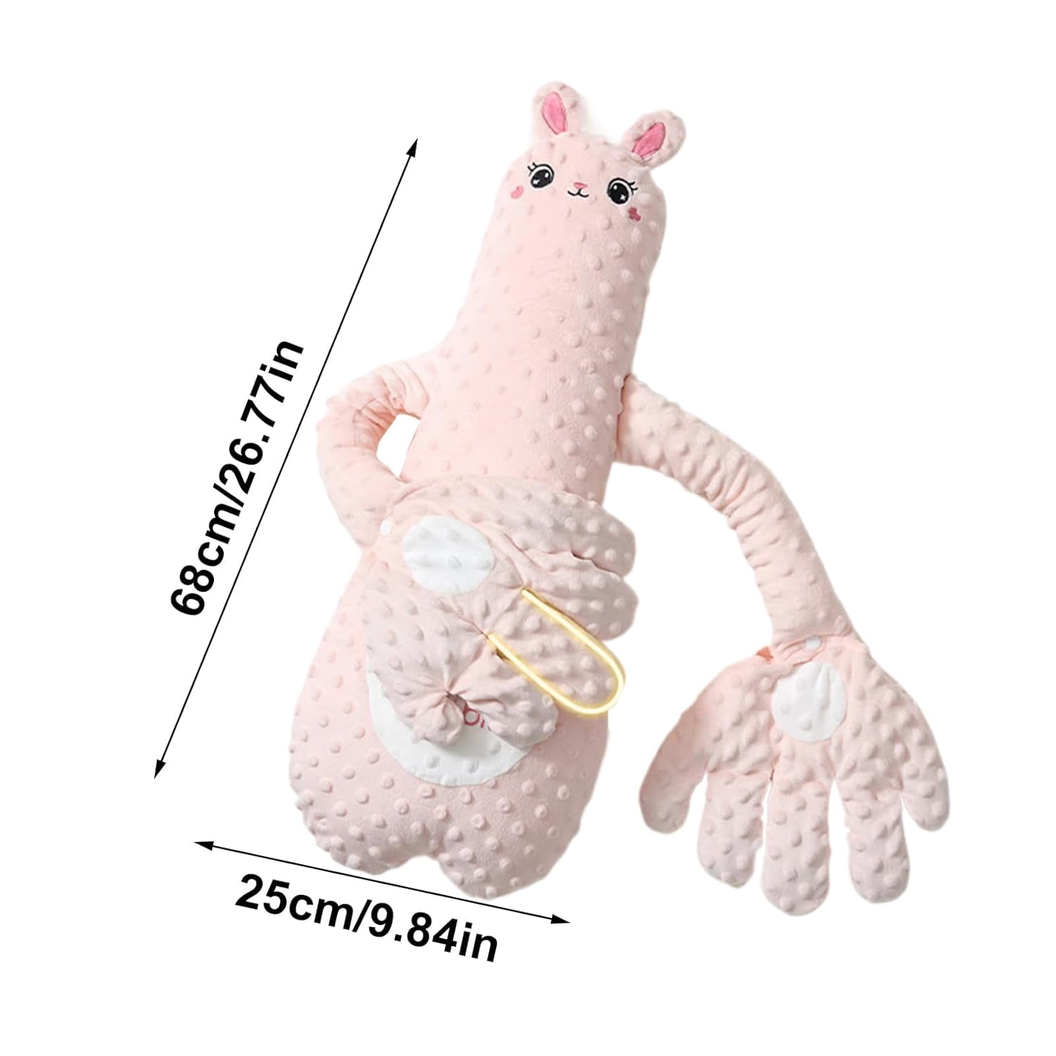 KANOHENO Patting Pillow Soother,Adjustable Mode Interactive Plush,Interactive Patting Companion with Remote Control