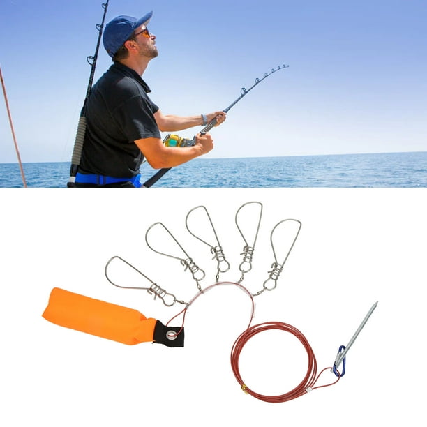 Fish Stringer Kit, Reduce Twisting Portable Fishing Lock Buckle Detachable  Dry Quickly For Shore 5 Buckles