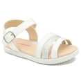 thumbnail image 4 of Huarache Moda Casual Karsten Charol Glitter Blanco 18 para Niña, 4 of 6