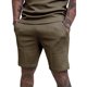 thumbnail image 3 of Mens Shorts Cintura Elástica con Bolsillos Moda Ocio Versátil Movimiento Color Sólido Shorts, 3 of 7