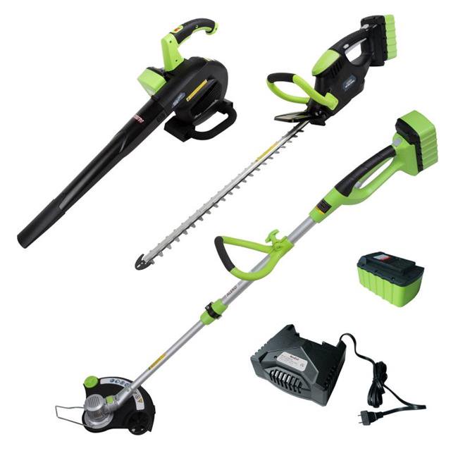 ALEKO AGTHTLB36V 4 Piece Combo Kit Leaf Blower, String Grass Trimmer