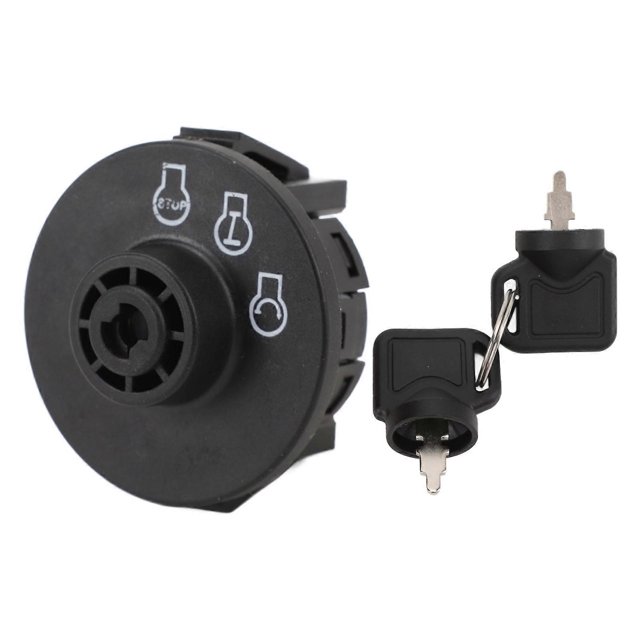 Ignition Starter Switch with 2 Keys Rustproof Ignition Switch Replacement for Toro ExMark