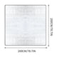 thumbnail image 3 of Esterilla aislante de aluminio, manta ultraligera de doble cara reflectante del calor, 200 x 200 cm, plegable, para tienda de campaña y para dormir, paquete de 1 para picnics, acampadas y, 3 of 9