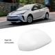 thumbnail image 3 of Tapa Del Espejo Retrovisor Del Coche, Cubierta Del Espejo Lateral Tapa De La Cubierta Del Espejo Retrovisor Exterior De Plástico Para Prius 2016-2019 Blanco Sin Pintar, 3 of 7