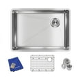 thumbnail image 2 of Elkay Crosstown Stainless Steel 25-1/2" x 18-1/2" x 9", Single Bowl Undermount Sink Kit, 2 of 2