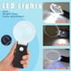 thumbnail image 4 of Lupa 6X 25X con luz y soporte, lupa portátil con luz LED, lupa de lectura plegable para lectura de personas mayores, monedas, sellos, mapas, joyas, 4 of 5