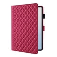 thumbnail image 2 of for Honor Pad X9 2024/Honor Pad X8A 11 inch Case, Rhombus Pattern Multiple Viewing Angles Stand Slim Folio Cover (Red), 2 of 6
