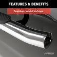 thumbnail image 5 of ARIES S229042-2 4-Inch Oval Polished Stainless Steel Nerf Bars, Select Nissan Titan, XD, 5 of 6