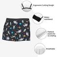 thumbnail image 5 of Wukai Space Print Men’s Underwear Breathable Boxer Briefs,&nbsp;Moisture Wicking & Breathable-X-Large, 5 of 7