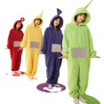 thumbnail image 4 of Lindo pijama de bebé con antena, forro polar coral cálido y camisón de terciopelo con capucha, ropa de casa para parejas, 4 of 4