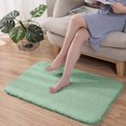 thumbnail image 2 of Bathroom Rugs Non Slip Extra Soft Fluffy Bath Mat Absorbent Bathmats Machine Washable, 20 x 32 inch Green 20 x 32 inch, 2 of 7