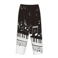 thumbnail image 5 of Daiia Piano Keys With Musical Notes Women's Sleep Pant with Pockets and Drawstring,Pajama Pants-, 5 of 9
