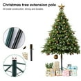 thumbnail image 3 of Ziurtnc 14.8" Christmas Tree Height Extender Metal Tree Base Extension Pole with 3 Fixing Screws Artificial Xmas Tree Extender Pole for 0.5-1.25 Inch Tree Poles, 3 of 8