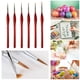 thumbnail image 1 of Plumas De Acuarela 6 PCS Miniature Detail Paint Brush Set Fine Three Sided Line Marker for Watercolor Gouache and Acrylic Art Painting JASKFLY, 1 of 8