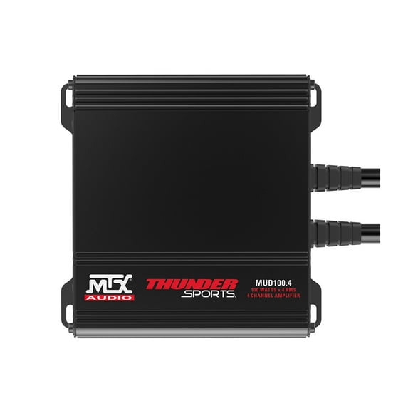 MTX MUD100.4 Boue Série 400 Watts RMS 4 Canaux Extérieur Powersports Amplificateur Kit