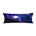 thumbnail image 1 of Funda de almohada ABPHQTO Colorido paisaje del norte lobo aullando espíritu Aurora Boreal 50x150 cm, 1 of 1