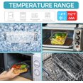 thumbnail image 3 of Paquete de 8 recipientes de vidrio para almacenamiento de alimentos con tapas herméticas, recipientes de vidrio para preparación de comidas, recipientes de almuerzo para microondas, horno, 3 of 4