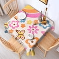 thumbnail image 2 of Butterfly Square Tablecloth 42x42in-Waterproof Polyester Printed Table Cover, Wrinkle Resistant & Washable for Kitchen Dining Picnic Party Decor, Buffet Table, Holiday Party, Dinner, Wedding, 2 of 6