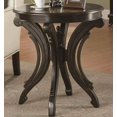 thumbnail image 4 of Round Accent End Table with Animal Print Top & Scrolled Base, 4 of 4