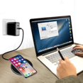 thumbnail image 2 of Giunmcul Tax Free Weekend -thin Mobile Phone Round Desktop Wireless Fast Charger Wireless Charger Charging Dock Station, 2 of 4