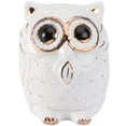 thumbnail image 1 of Owl Piggy Bank Ceramic Coin Bank Piggy Bank Decor Owl Desktop Ornament, 1 of 4