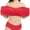Red, variant on Borniu Wirefree Bras for Women ,Plus Size Front Closure Lace Bra Wirefreee Solid Bra Active Yoga Sports Bras , Summer