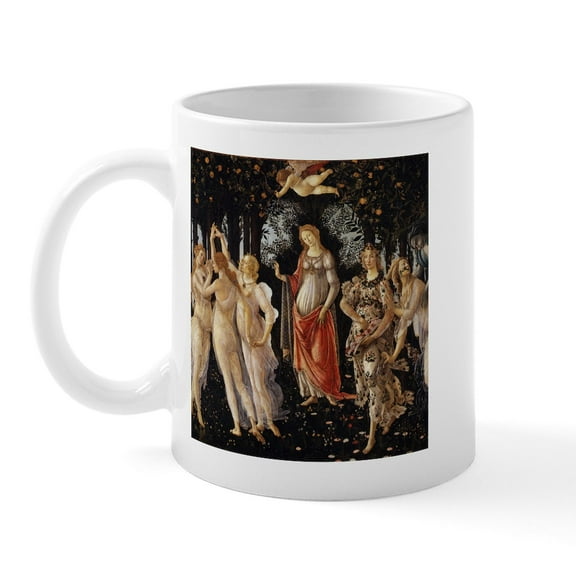 CafePress - Sandro Botticelli Primavera Mug - 11 oz Ceramic Mug - Novelty Coffee Tea Cup