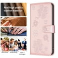 thumbnail image 4 of Allytechgroup Flip Case for Samsung Galaxy S24, RFID Blocking PU Leather Wallet Phone Case with Credit Card Slot & Kickstand Shockproof and Anti-Scratch for Samsung Galaxy S24, Pink, 4 of 6